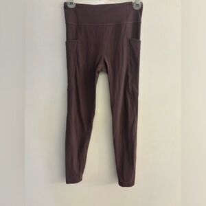 ATHLETA GIRL - Stash Your Treasures Full Length Purple Leggings Size XL Youth/14